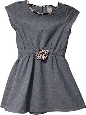 Gymboree Girls Dress Cardigan Set Dress 7 Cardigan M 7/8 Leopard Fall